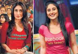 kareena wears message t shirts