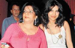 priyanka jets in to london from berlin to give mom company