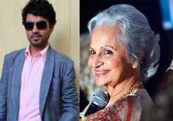 irrfan to work with veteran waheeda rehman in his next