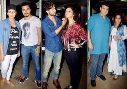 haider special screening shahid shraddha s pda amid presence of vidya huma ali see pics