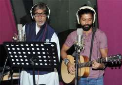 amitabh bachchan farhan akhtar record duet for wazir