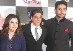 shah rukh and abhishek to join farah khan on her cookery show