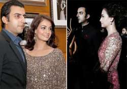 it s official dia mirza is finally engaged to long time beau sahil sangha view pics