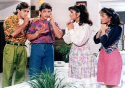 karisma raveena to be a part of andaz apna apna s sequel