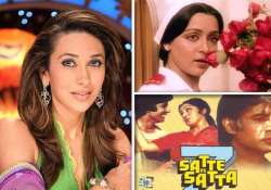 karisma to play hema malini s role in satte pe satta