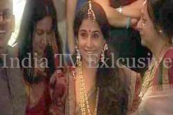 know the guest list for vidya balan s wedding