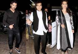 john abraham jeetendra juhi at main tera hero screening see pics