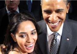 mallika has tea with obama