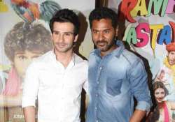 prabhu deva girish kumar promote ramaiya vastavaiya in delhi