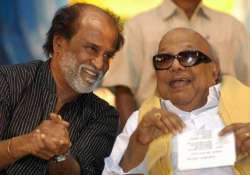 rajinikanth meets m karunanidi wishes him belated happy birthday