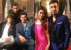 ranbir kareena ranveer arjun varun alia spotted having koffee with karan view pics