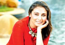 rani mukerji don t think aditya wants her to slow down