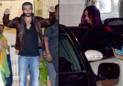 ranveer singh and deepika padukone spotted outside hospital view pics