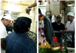 sanjay dutt prayers for wife manyata at sayyed haji abdul rehman shah baba dargah see pics