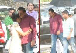 sanjay dutt spotted on the sets of policegiri view pics