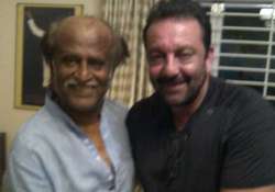 sanjay dutt s rendezvous with rajinikanth