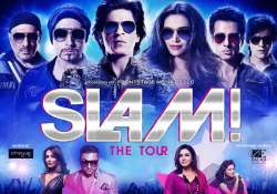 shah rukh khan goes big for happy new year launches slam the tour