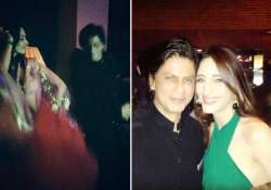 shah rukh khan danced with stars at eid party view inside pics