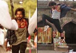 shahid kapoor s aggressive look in rambo rajkumar out view pics