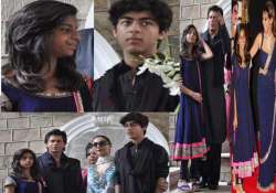 shah rukh khan s eid party suhana aryan look glum and dejected