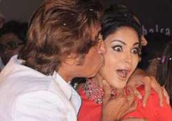 shakti kapoor kisses veena malik at music launch