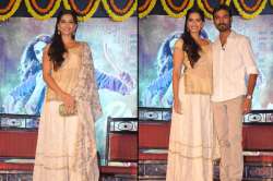 sonam dhanush promote raanjhanaa in mumbai watch pics