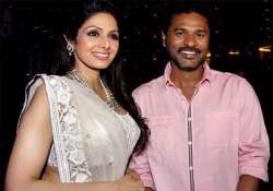 sridevi to work with prabhudheva