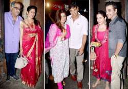 aishwarya sridevi and twinkle celebrate karva chauth view pics