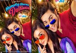 varun dhawan and alia bhatt s humpty sharma ki dulhaniya first selfie poster out view pics