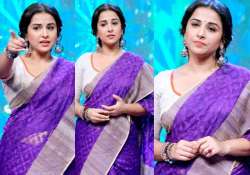 vidya balan returns on tv to host women s day special no more kamzor see pics