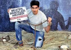 vijender singh asks nation to boycott animal circuses in new peta ad