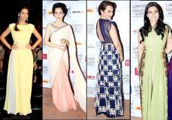 kangana sonakshi jacqueline kajol dazzle at lfw 2014 see pics