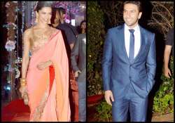 deepika ranveer bond at ahana deol s wedding reception see pics