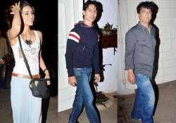 tiger shroff kirti sanon sajid nadiawala at heropanti special screening see pics