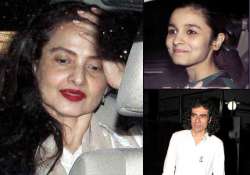 highway special screening alia bhatt imtiaz ali rekha attend the event see pics