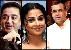 vidya balan paresh rawal kamal haasan honoured with padma awards see pics