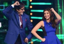 parineeti aditya shoot kbc with big b