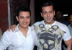 salman aamir s go for a night out in delhi see pics