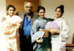 sridevi relives her hawa hawai days family poses wearing japanese dress see pics