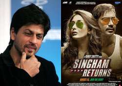 srk wishes singham returns team may you entertain us