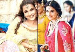 first look vidya balan s beautiful ethnic avatar in bobby jasoos see pics