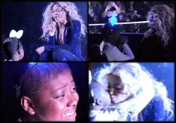 beyonce fulfill fan s dying wish to sing along her on stage see pics