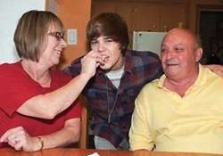 bieber s grandparent s fine after car crash