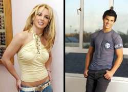 britney spears has a fan in taylor lautner