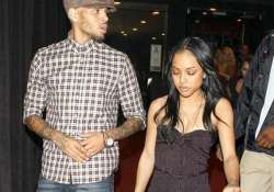 chris brown karrueche tran living together