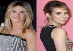 emma roberts star struck by jennifer aniston