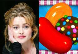 helena bonham carter loves to play candy crush