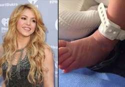 shakira shares glimpse of newborn son