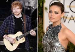 mila kunis is ed sheeran s celebrity crush