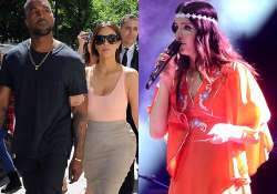 kanye west gets lana del rey to sing for kim kardashian at their french wedding